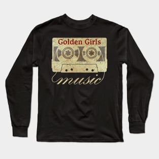 cassette tape Golden Girls vintage, ElaCuteOfficeGirl, Long Sleeve T-Shirt